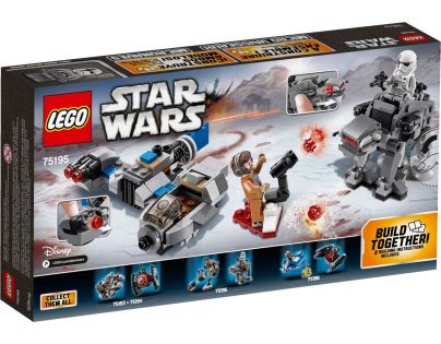 LEGO Star Wars 75195 Snežný speeder™ a kráčajúci kolos Prvého rádu™