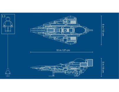 LEGO Star Wars 75214 Anakinov jediský Starfighter™