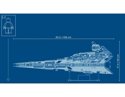 LEGO® Star Wars™ 75252 Imperiálne hviezdny destruktor
