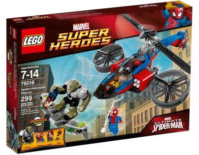 LEGO Super Heroes 76016 - Pavoučí záchranný vrtulník