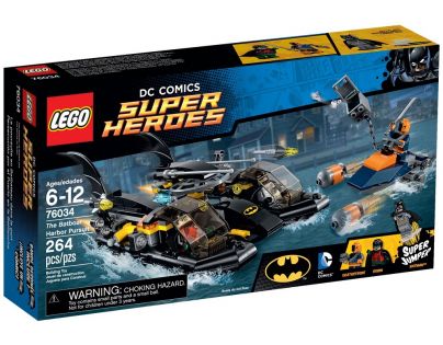 LEGO Super Heroes 76034 Honička v přístavu s Batmanovým člunem
