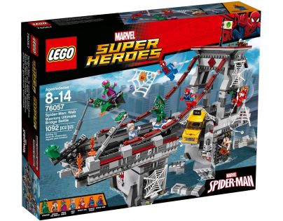 LEGO Super Heroes 76057 Spiderman: Úžasný souboj pavoučích válečníků na mostě