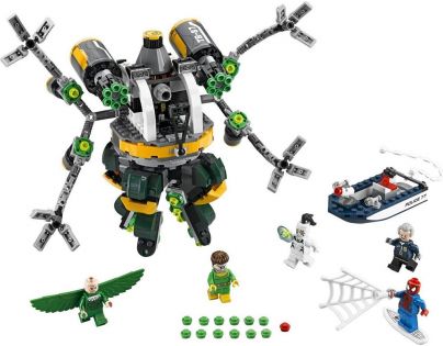 LEGO Super Heroes 76059 Spiderman Past z chapadel doktora Ocka
