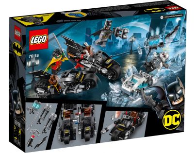 LEGO Super Heroes 76118 Mr. Freeze™ vs. Batman na Batmotorke™