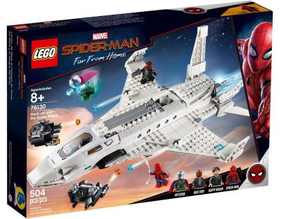 LEGO Super Heroes 76130 Stíhačka Tonyho Starka a útok dronov