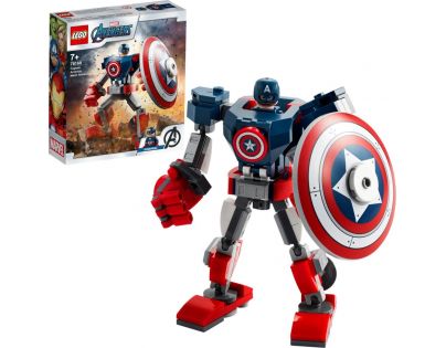 LEGO® Super Heroes 76168 Captain America v obrnenom robotovi