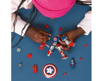 LEGO® Super Heroes 76168 Captain America v obrnenom robotovi