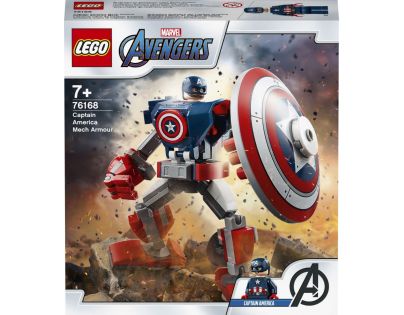 LEGO® Super Heroes 76168 Captain America v obrnenom robotovi