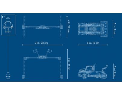 LEGO Technic 42104 Pretekársky ťahač