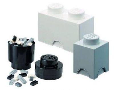 LEGO® Úložné boxy Multi-Pack 3 ks čierna, biela a šedá
