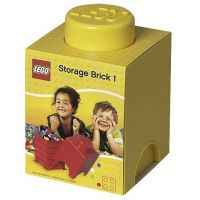LEGO Úložný box 12,5 x 12,5 x 18 cm žltá 2