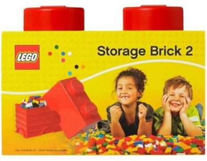LEGO Úložný box 12,5 x 25 x 18 cm červená