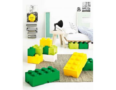 LEGO úložný box 25 x 25 x 18 cm jarná zelená