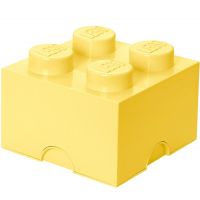LEGO úložný box 25 x 25 x 18 cm svetložltá