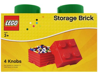 LEGO Úložný box 25 x 25 x 18 cm Tmavozelená
