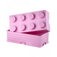 LEGO Úložný box 25x50x18cm - Světle růžová - Poškozený obal 2