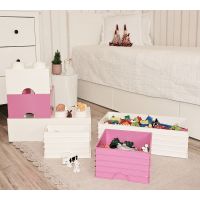 LEGO Úložný box 25x50x18cm - Světle růžová - Poškozený obal 3