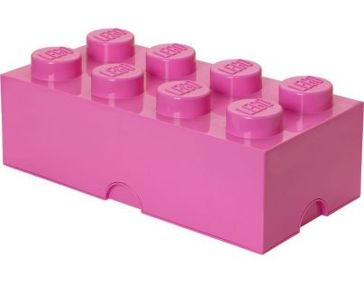 LEGO Úložný box 25 x 50 x 18 cm ružová