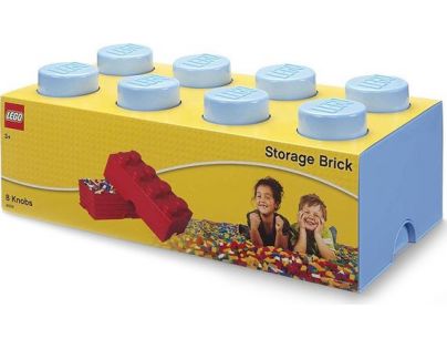 LEGO Úložný box 25 x 50 x 18 cm svetlomodrá
