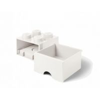LEGO úložný box 4 so šuplíkom biela - Poškodený obal 2