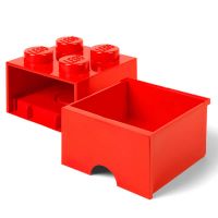 LEGO® Úložný box 4 so šuplíkom Červená 3