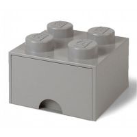 LEGO® úložný box 4 So šuplíkom šedá 2