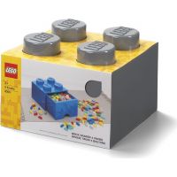 LEGO® úložný box 4 s zásuvkou - Tmavo šedá 5