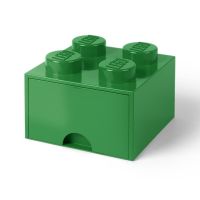 LEGO® úložný box 4 so šuplíkom Tmavozelená 2