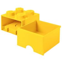 LEGO® úložný box 4 so šuplíkom žltá 2
