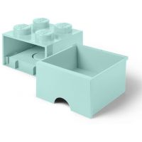 LEGO® úložný box 4 so šuplíkom aqua 2