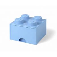 LEGO® Úložný box 4 sa zásuvkou Svetlo modrá 2