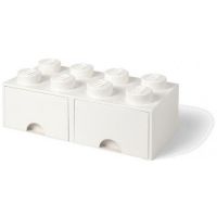 LEGO® úložný box 8 s šuplíky - biela 2