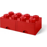 LEGO® Úložný box 8 so zásuvkami Červená 2