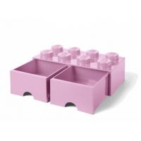 LEGO® Úložný box 8 so šuplíkmi svetloružová 3