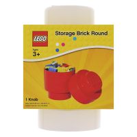 LEGO® úložný box guľatý 12,3 x 18,3 cm biela 2