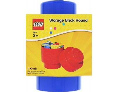 LEGO Úložný box kulatý 12,5 x 18 cm Modrá