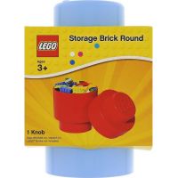 LEGO Úložný box kulatý 12,5 x 18 cm Světle modrá 2