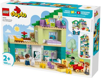 LEGO® 10470 Moderný rodinný dom 3 v 1 s figúrkami