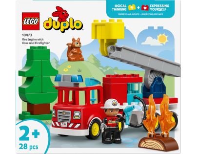 LEGO® 10473 Hasičské auto s hadicou a hasičom