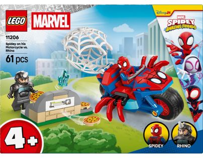 LEGO® 11206 Spidey na motorke vs. Rhino