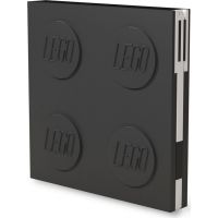 LEGO® 2.0 Zápisník s gélovým perom ako klipom čierny