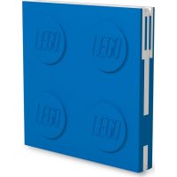 LEGO® 2.0 Zápisník s gélovým perom ako klipom modrý
