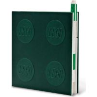 LEGO® 2.0 Zápisník s gélovým perom ako klipom zelený