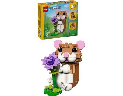 LEGO® 31376 Roztomilý škrečok s kvetinou