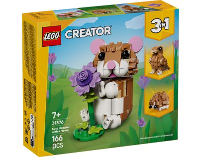 LEGO® 31376 Roztomilý škrečok s kvetinou