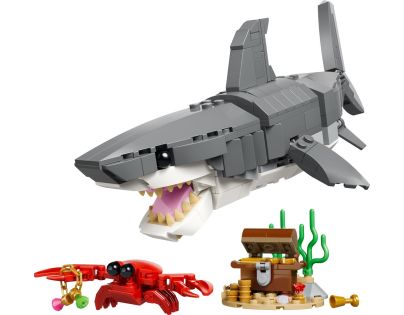 LEGO® 31381 Divoký žralok a truhlica s pokladom