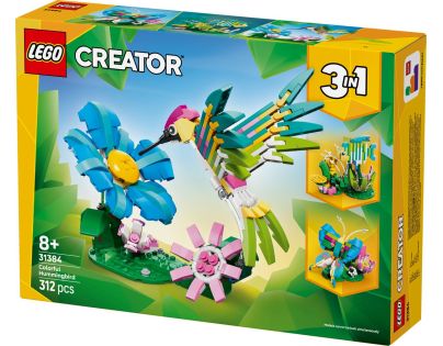 LEGO® 31384 Divoké zvieratá: Farebný kolibrík