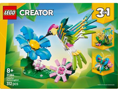 LEGO® 31384 Divoké zvieratá: Farebný kolibrík