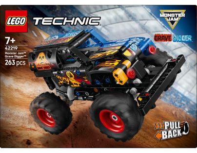 LEGO® 42219 Monster Jam™ Grave Digger™ Oheň a ľad