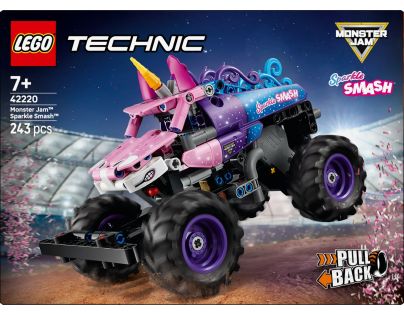 LEGO® 42220 Monster Jam™ Sparkle Smash™ s naťahovacím motorom